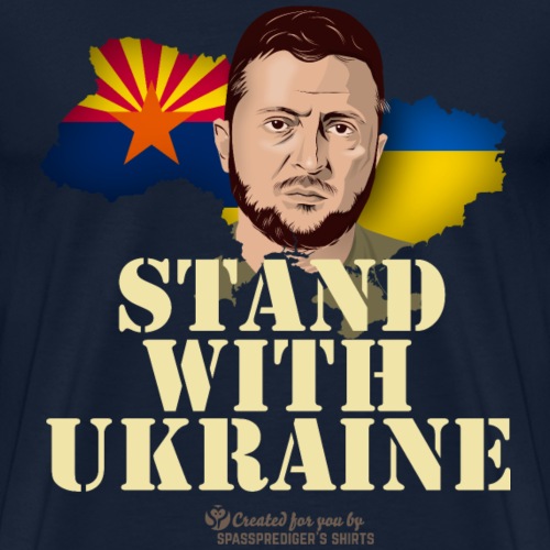 Ukraine Arizona - Männer Premium T-Shirt