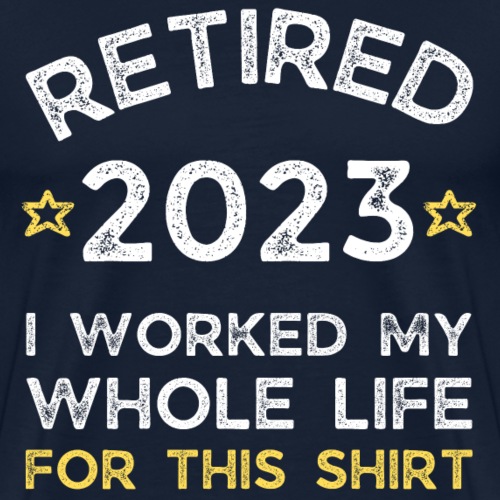 Retirement 2023 - Retired 2023 - Premium T-skjorte for menn