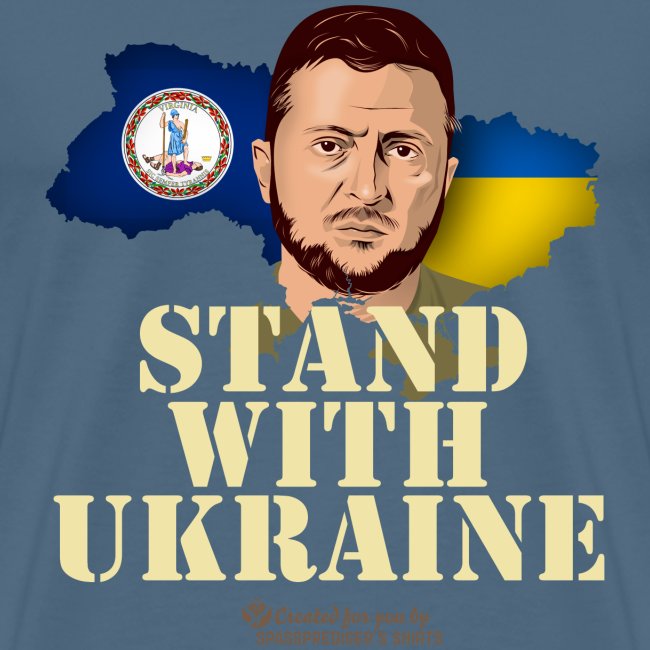 Ukraine Virginia Flaggen Selenskyj