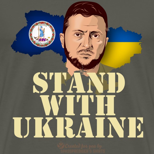 Ukraine Virginia Flaggen Selenskyj