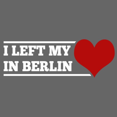 I left my heart in Berlin - Männer Premium T-Shirt