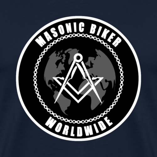 Masonic Biker Worlwide - Herre premium T-shirt