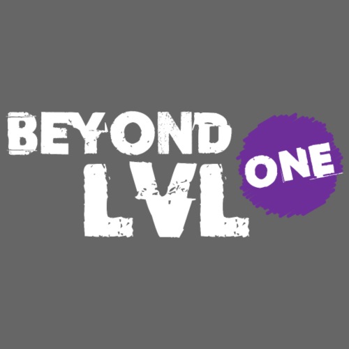 Beyond LVL One Logo Weiss - Männer Premium T-Shirt