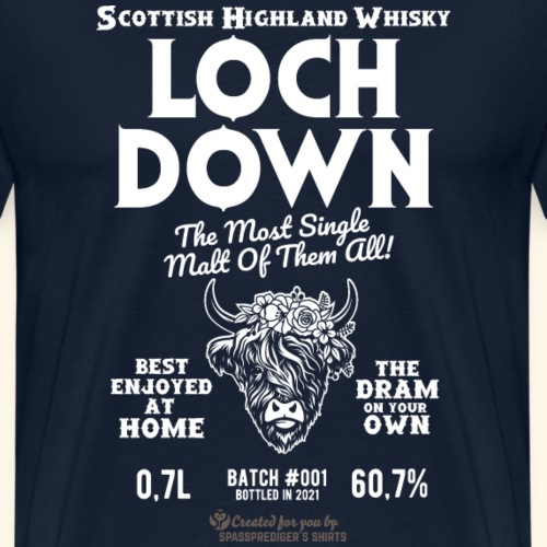 Loch Down | Whisky Shirts - Männer Premium T-Shirt