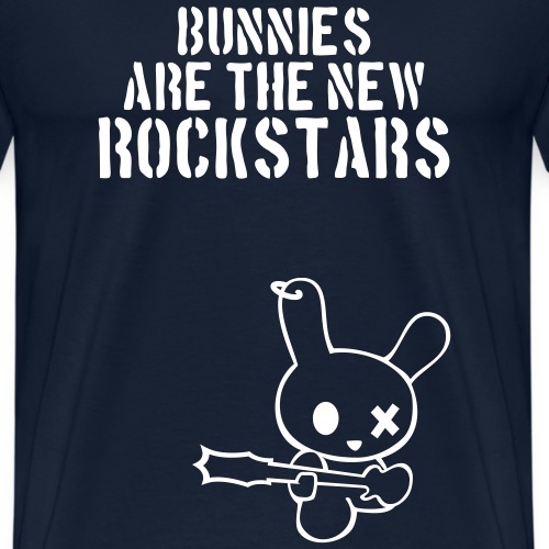 Rockstarbunny Bunnies Are The New Rockstars hase - Männer Premium T-Shirt