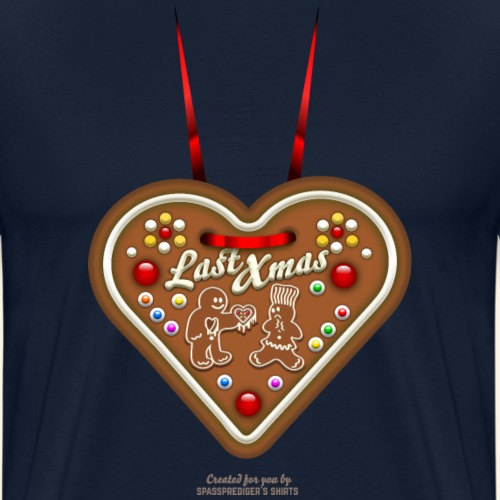 Last Christmas Lebkuchenherz - Männer Premium T-Shirt
