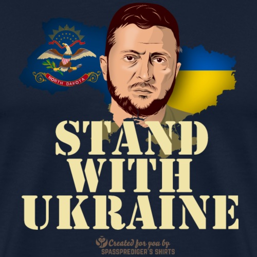 Ukraine North Dakota - Männer Premium T-Shirt