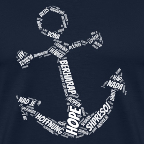 Hoffnung International Anker Symbol - Männer Premium T-Shirt