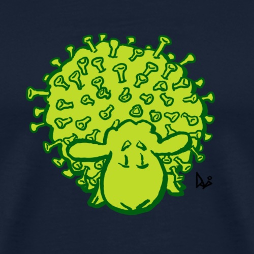 Virus Lampaat - Miesten premium t-paita