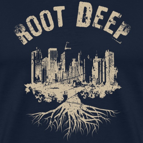Root deep Urban beige - Männer Premium T-Shirt