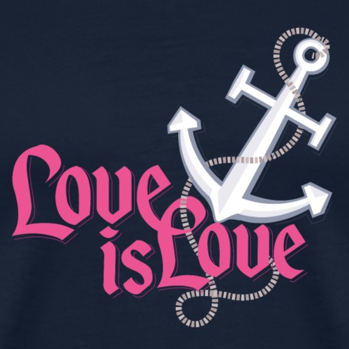 Anker „Love is Love“ - Männer Premium T-Shirt