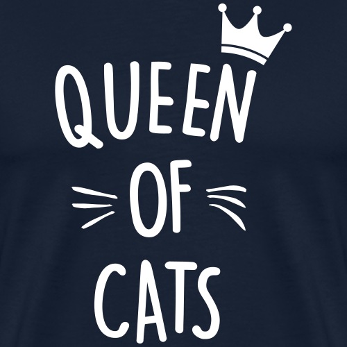 queen of cats - Männer Premium T-Shirt