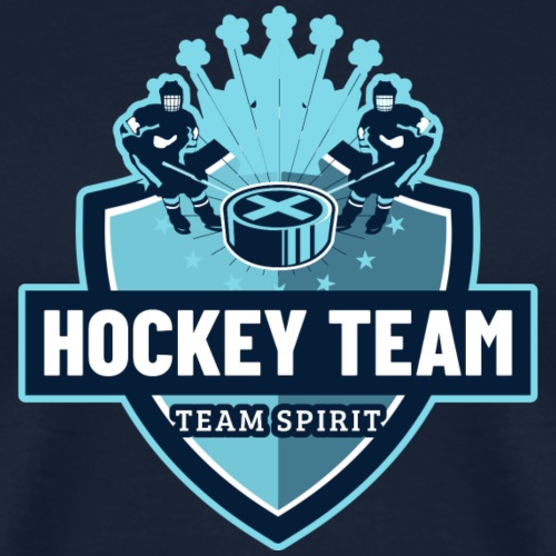 Ice hockey team spirit - Mannen Premium T-shirt