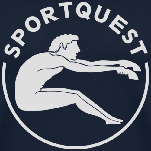 Sportquest logo white - Mannen Premium T-shirt