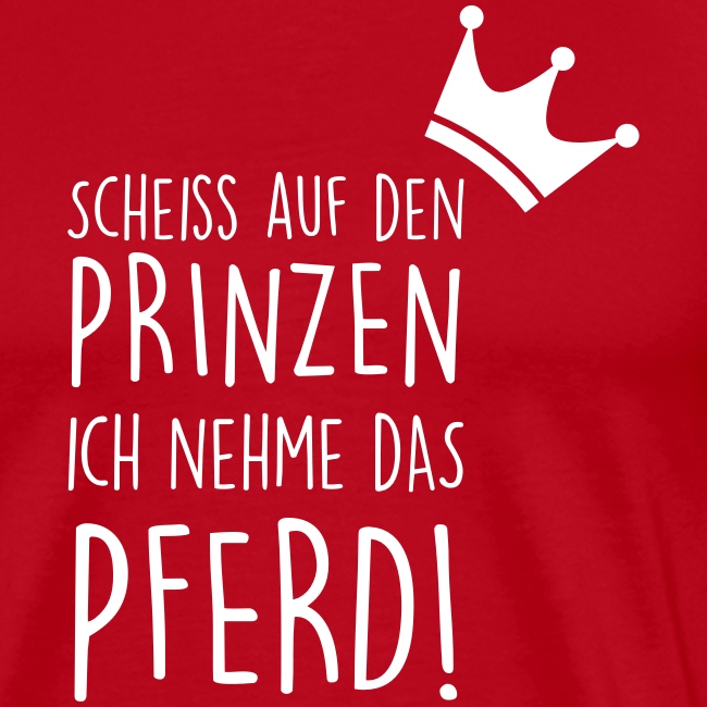 Prinz Pferd - Männer Premium T-Shirt