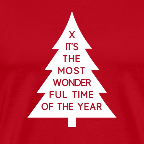 christmastree - Mannen Premium T-shirt
