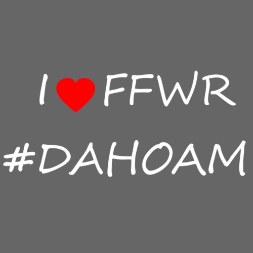 I ❤️ FFWR #DAHOAM - Männer Premium T-Shirt