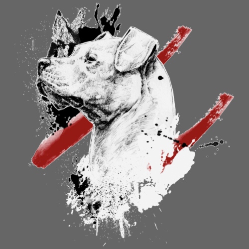 Dogo Argentino Design Vektor - Männer Premium T-Shirt