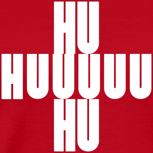 HUUUHU Schlachtruf - Männer Premium T-Shirt