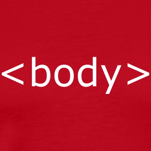 HTML Code - Men's Premium T-Shirt