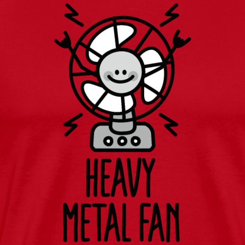 Hard Rock Musik, Heavy Metal Fan, Rock Wortspiel - Mannen Premium T-shirt