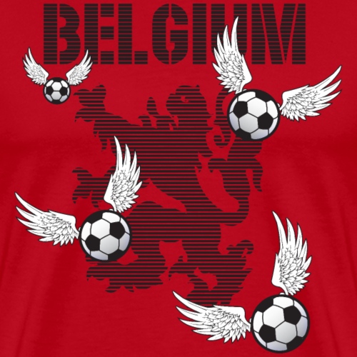 Rode Duives voetbal generatie - Mannen Premium T-shirt