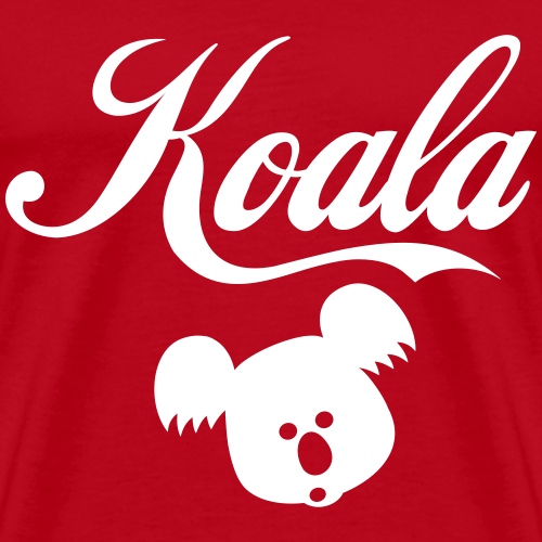 Koala Cartoon Kawaii Style - Männer Premium T-Shirt