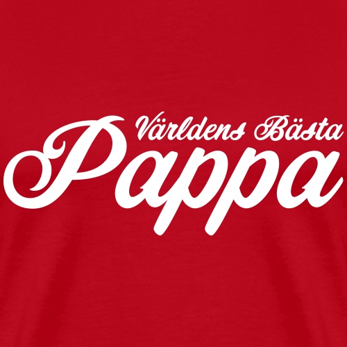 Världens Bästa Pappa - Premium-T-shirt herr