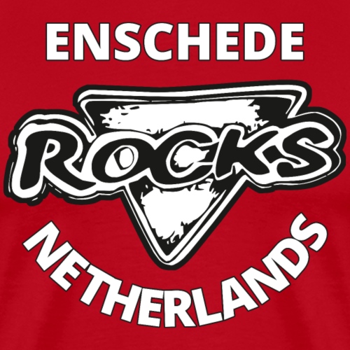 Rocks Enschede NL W-BW - Mannen Premium T-shirt