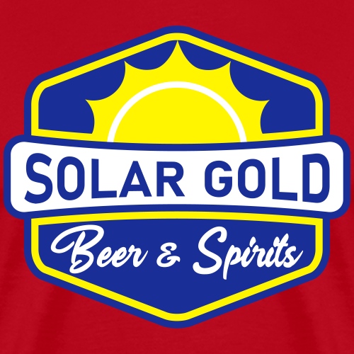 Solar Gold - Mannen Premium T-shirt