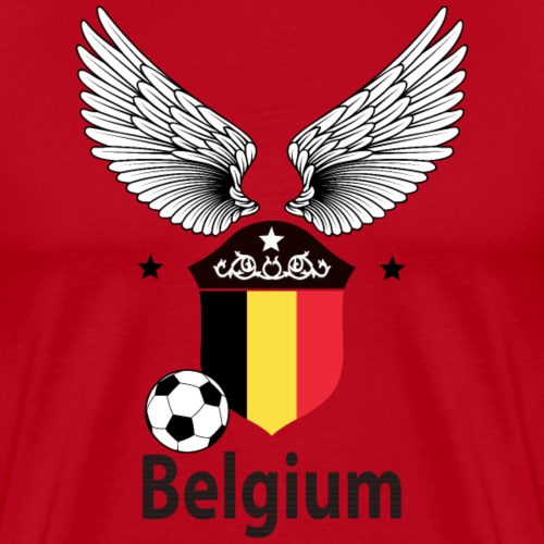 Eurpees voetbal België rode duives - Mannen Premium T-shirt