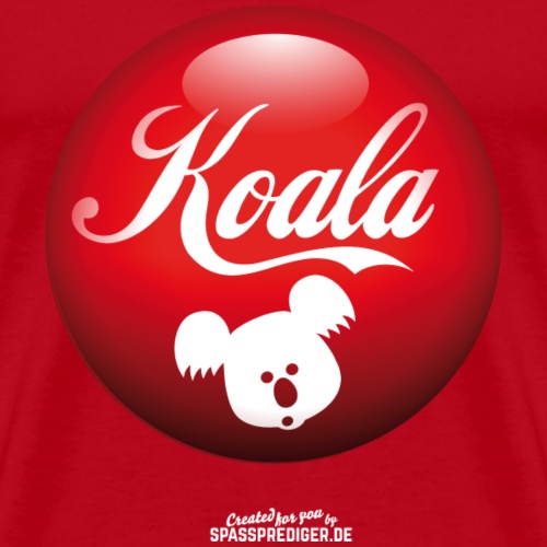 Koala im Comicstil T Shirt Design - Männer Premium T-Shirt