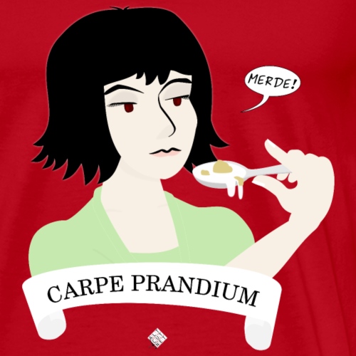 Carpe Prandium - Premium-T-shirt herr