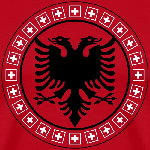 Schweiz Albanien - Männer Premium T-Shirt