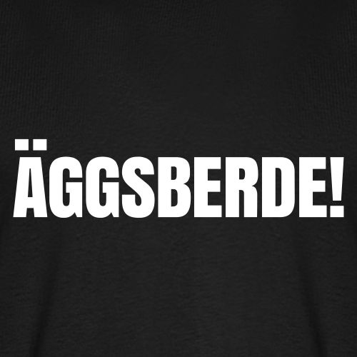 Äggsberde schwarz einzeilig