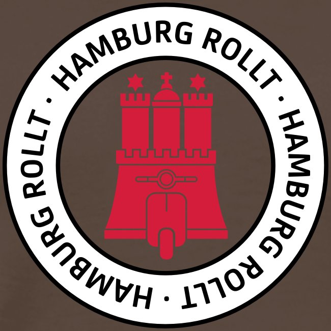 Hamburg rollt! 3-farbig