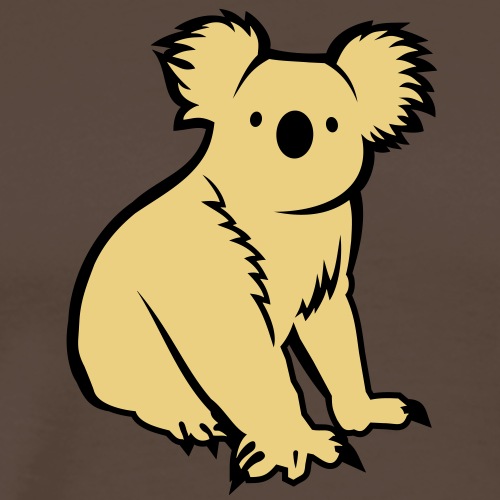 Koala T Shirt Design - Männer Premium T-Shirt