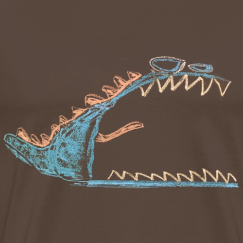 Angry, cranky monster - Mannen Premium T-shirt