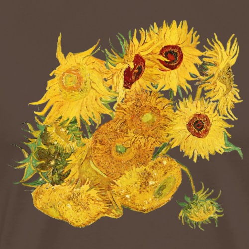 Van Gogh Sonnenblumen Sunflowers - Männer Premium T-Shirt