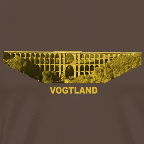 Göltzschtalbrücke Vogtland Mylau Netzschkau Sachse - Männer Premium T-Shirt