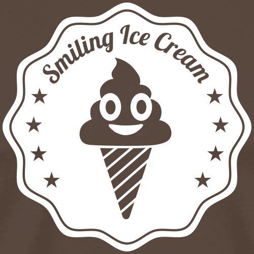 Smiling Ice Cream Batch - Männer Premium T-Shirt