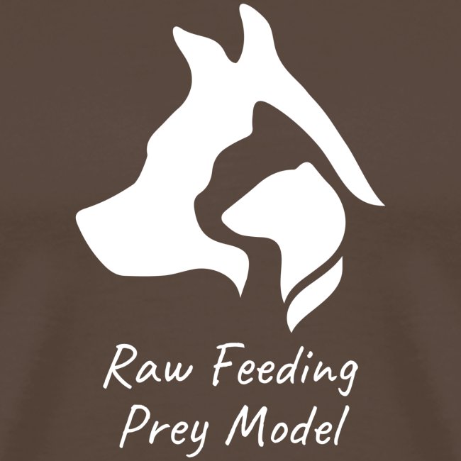 logo raw feeding blanc