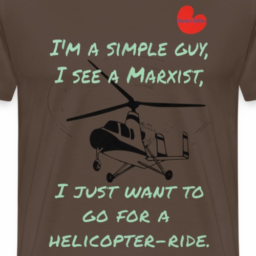 Helicopter-ride - Mannen Premium T-shirt