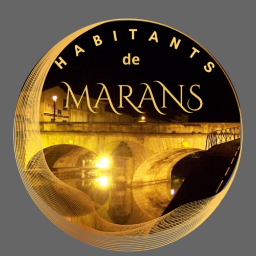 Logo habitants de Marans - T-shirt Premium Homme