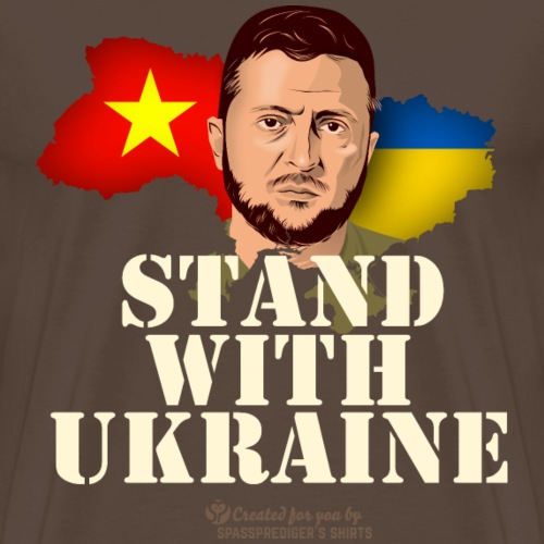 Vietnam Stand with Ukraine - Männer Premium T-Shirt
