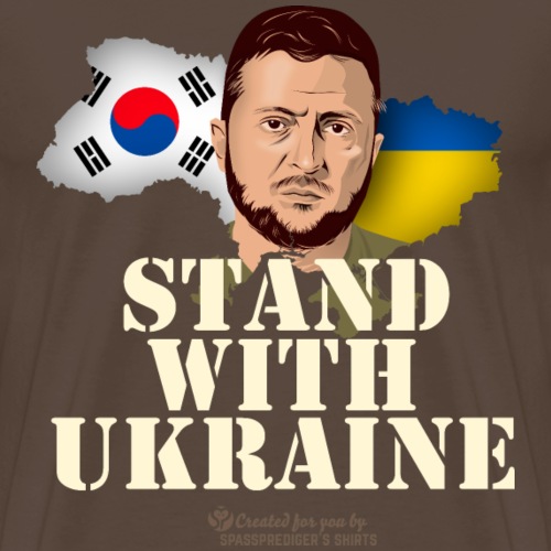 Ukraine Südkorea - Männer Premium T-Shirt