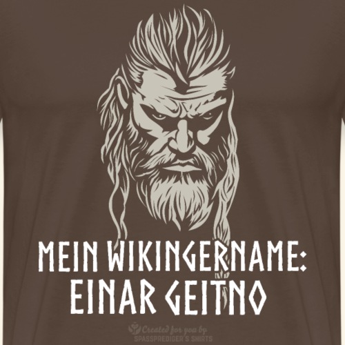 Wikinger Einar Geitno - Männer Premium T-Shirt