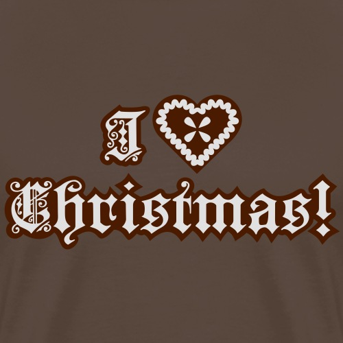 I ♥ Christmas! T Shirt Design für Weihnachten - Männer Premium T-Shirt