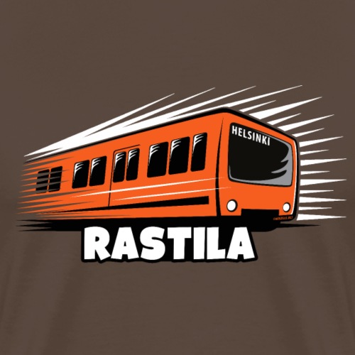 RASTILA Helsingin metro t-paidat, vaatteet, lahjat - Miesten premium t-paita