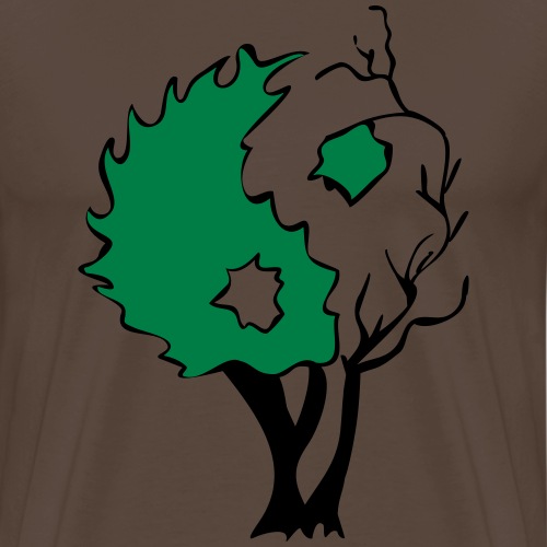 Yin Yang Tree - Men's Premium T-Shirt